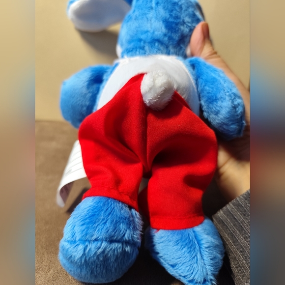 3/$30💜Kinder Surprise Plush Bunny Rabbit Blue & White w/ Embroidered heart - Picture 7 of 10